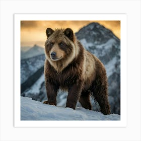 Grizzly Bear Art Print