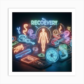 Neon Recovery Art Print