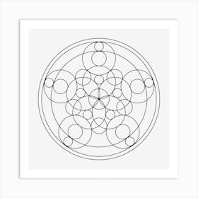 Circle Mandala 07 Art Print