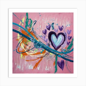 Heart Painting Art Print