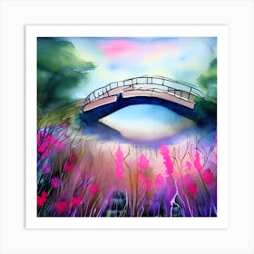 Over The Bridge Art Print