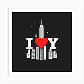 I Love Nyc Art Print