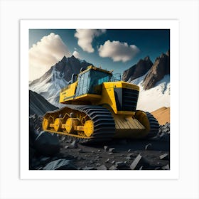 Buldozer Mountain (53) Art Print