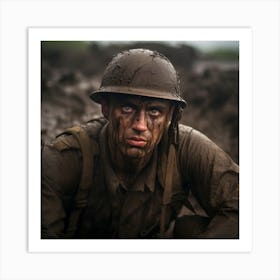 Wwii Soldier Art Print