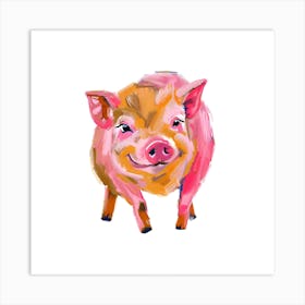 Yorkshire Pig 02 Art Print