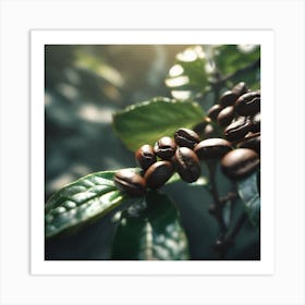 Coffee Beans On A Tree 65 Art Print