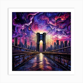 Brooklyn Bridge 1 Art Print