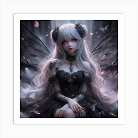 Gothic Fairy 7 Art Print