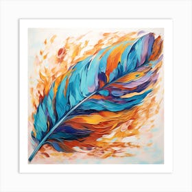 Feather Painting Art Print