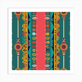 Navratri Themed Banner Texture With Dandiya Stic 1718402626 2 Art Print