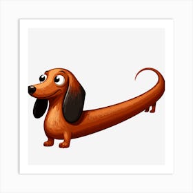 Dachshund 2 Art Print