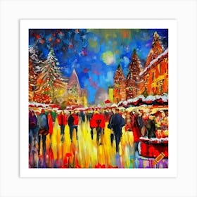 Christmas in Slovenia Art Print