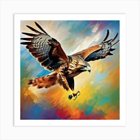 Flap Your Wings in Color Art Print