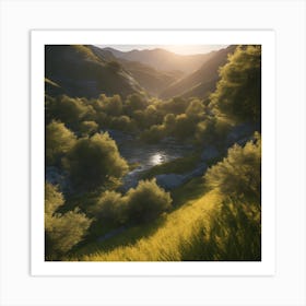 Savannah Valley 1 Art Print