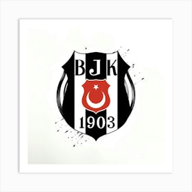 Beşiktaş J.K Logo Wall Art 11 Art Print