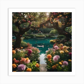 Garden In Bloom 2 Art Print