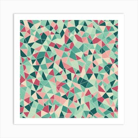 Abstract Geometric Pattern, 136 Art Print