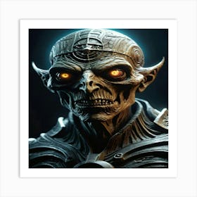 Image Of A Skeleton Art Print