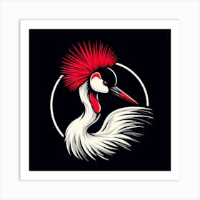 Crest Of Crane Art Print