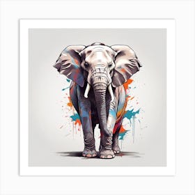 Elephant Painting Art Print