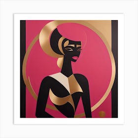 'Black Woman' 1 Art Print