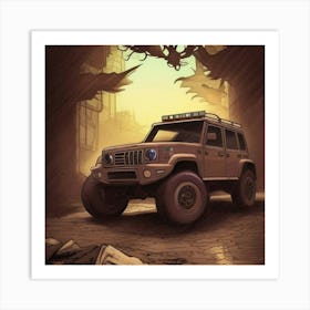 Jeep Wrangler 1 Art Print