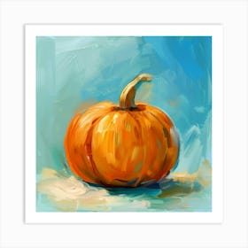 Pumpkin Painting 1 Art Print