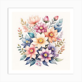 Floral Fantasy Art Print