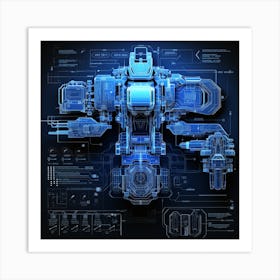 Futuristic Spaceship 10 Art Print