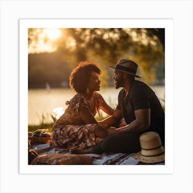 Peaceful Picnic Art Print