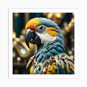 Jewelled Parrot 8 Art Print