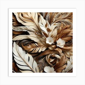 Boho Whispers of Elegance 6 Art Print