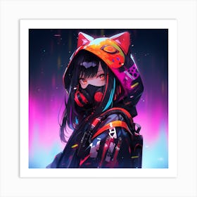 Anime Girl 1 Art Print