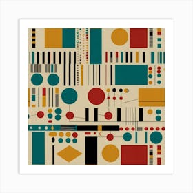 Abstract Geometric Pattern 13 Affiche