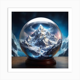 Snow Globe Art Print