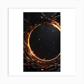 Ring Of Fire Art Print