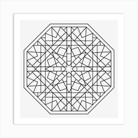 Geometric Mandala 09 Art Print