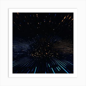 Abstract Space Background 1 Art Print