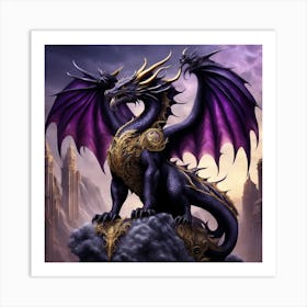 King of the Dragons Art Print