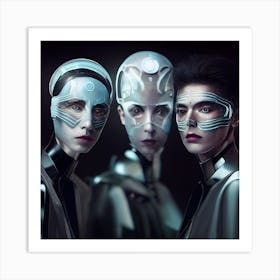 Futuristic Women Art Print