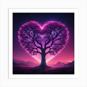 Heart Tree 7 Art Print