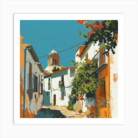 Street In Spain 2 Art Print