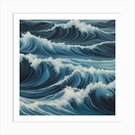 Ocean Waves 31 Art Print