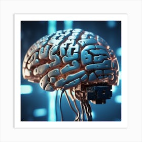 Artificial Brain 41 Art Print