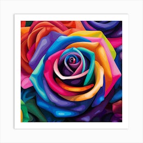 Colorful Roses 12 Art Print