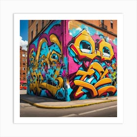 Street In New York City Art Print