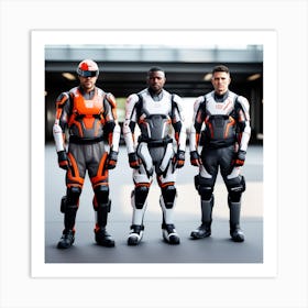 Building A Strong Futuristic Suit Like The One In The Image Requires A Significant Amount Of Expertise, Resources, And Time 26 Art Print