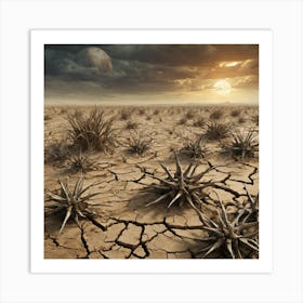 Dry Landscape 14 Art Print