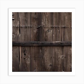 Old Wooden Door 1 Art Print