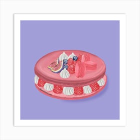 Pink Cake Art Print